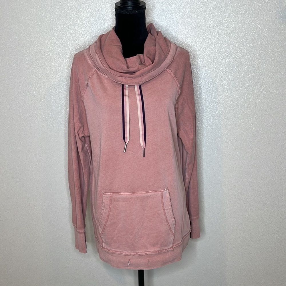 North & Co Washed out Comfy Cowl Neck Pullover Size Medium